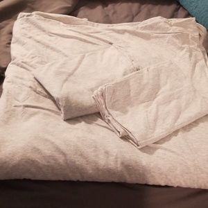 QUEEN Light Gray Duvet cover with 2 pillow cases